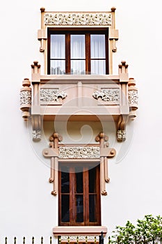 detail old building Santa Cruz de Tenerife