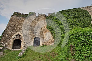 Detail of old castle of Jajce