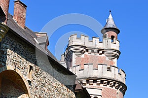 Detail of an old Castle that was renovated