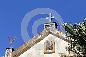 Detail of old church of the small village Paranapiacaba photo