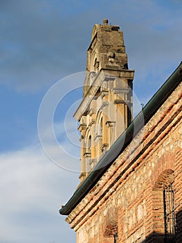 Detail of a old colonial building.