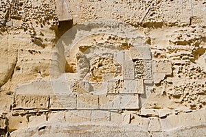 Detail of old and damaged wall