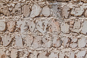 Detail of an old fortification wall photo