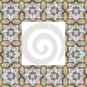 Detail of an old grit floor background - seamless pattern concept image useful for renderings applications