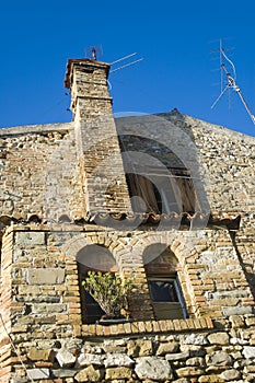 Detail of an old house