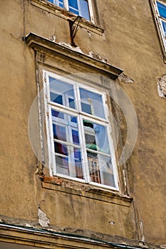 Detail of Old Ljubljana Buildong, Slovenia