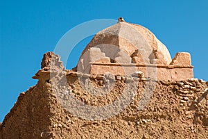 Detail of an old mosque in Morocco