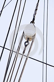 A Detail of An Old Sailing Ship