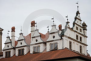 Detail of old town hall, Levoca, Slovakia