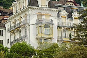 Old villa Belle epoque in Montreux photo