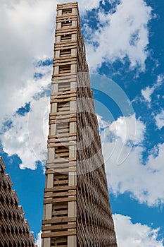 Detail of an Original Structure: Wall of Wooden Crate