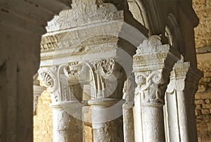 Detail, ornate Corinthian capitals