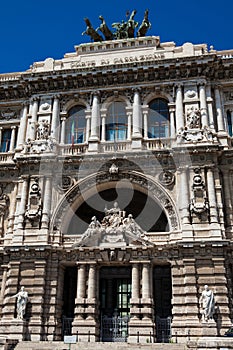 Palace of Justice the seat of the Supreme Court of Cassation and the Judicial Public Library located in the Prati