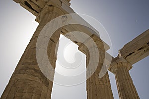 Detail of the Parthenon, Athens, Greece