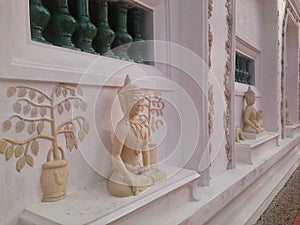 Detail of pavillion of Thai Temple , Songkhla