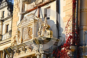 Detail of Peles castle