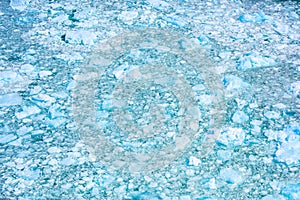 Detail of Perito Moreno Glacier in Argentina