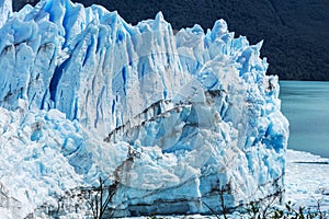 Detail of Perito Moreno Glacier in Argentina