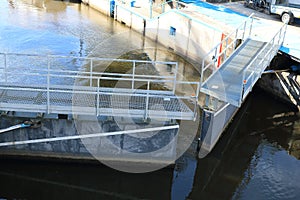 Detail photo of opening lock - water navigation - a device used