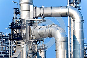 Detail of pipeline,Refinery plant