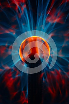 Detail on plasma ball