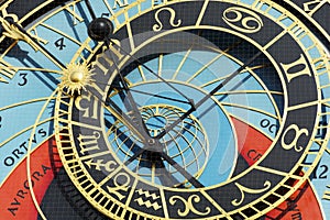Detail of the Prague astronomical clock
