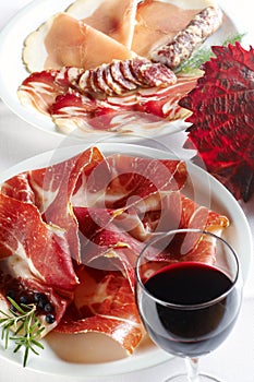 Detail of prosciutto