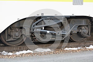 Detail of railroad car