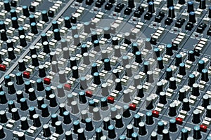 Detail from a recording studio