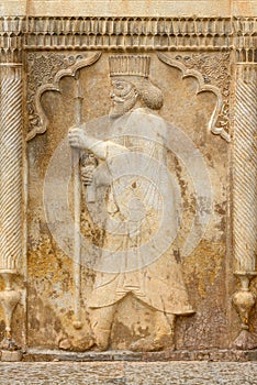 Detail of relief in Qavam House