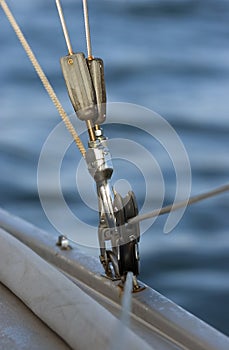 Detail of Rigging on Saol Boat photo