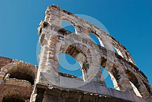 Detail of Roman amphitheater