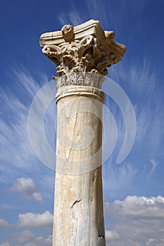 Detail of a roman column