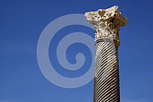 Detail of a roman column