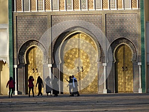 Royal Palace in Fes, Morocco