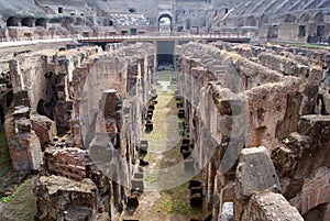 Detail of ruins in Colisseum