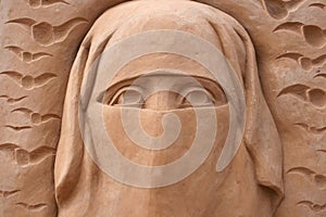 Detail of sand sculpture