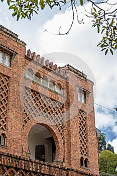 Detail of Santamaria bullring Plaza de Toros - Bogota, Colombia photo