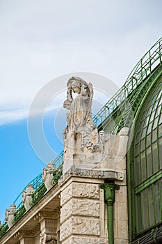 Detail of the Schmetterling haus or butterfly house in Vienna