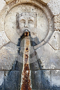 Baroque fountain in Noto photo