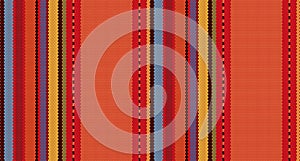 Mexican rug pattern. serape stripes vector