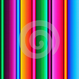 Mexican rug pattern. serape stripes vector