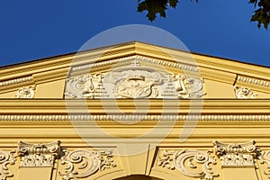 Detail of Seminarium Marianum, Marinasky seminar, in Trnava, Slovakia photo