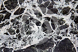 Detail of the serpentinite stone