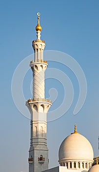 detail of Sheikh Zayed Grand Mosque in Abu Dhabi  United Arab Emirates