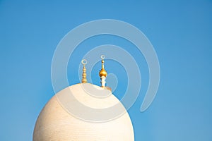 detail of Sheikh Zayed Grand Mosque in Abu Dhabi  United Arab Emirates