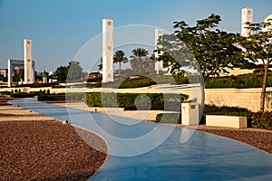 detail of Sheikh Zayed Grand Mosque in Abu Dhabi  United Arab Emirates