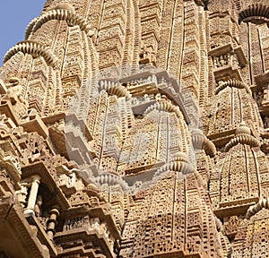 Detail, shikhara temple spires photo