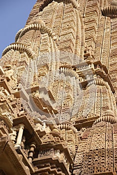 Detail, shikhara temple spires photo