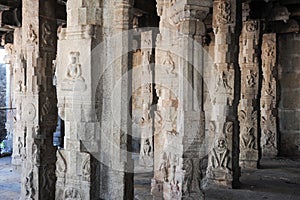 Detail of Shiva-Virupaksha Temple at Hampi, India